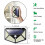 Ranpo 2Pcs 100 LED Solar Powered Motion Sensor Lights 5