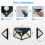 Ranpo 2Pcs 100 LED Solar Powered Motion Sensor Lights 11