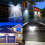 Ranpo 2Pcs 100 LED Solar Powered Motion Sensor Lights 2