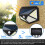 Ranpo 2Pcs 100 LED Solar Powered Motion Sensor Lights 3