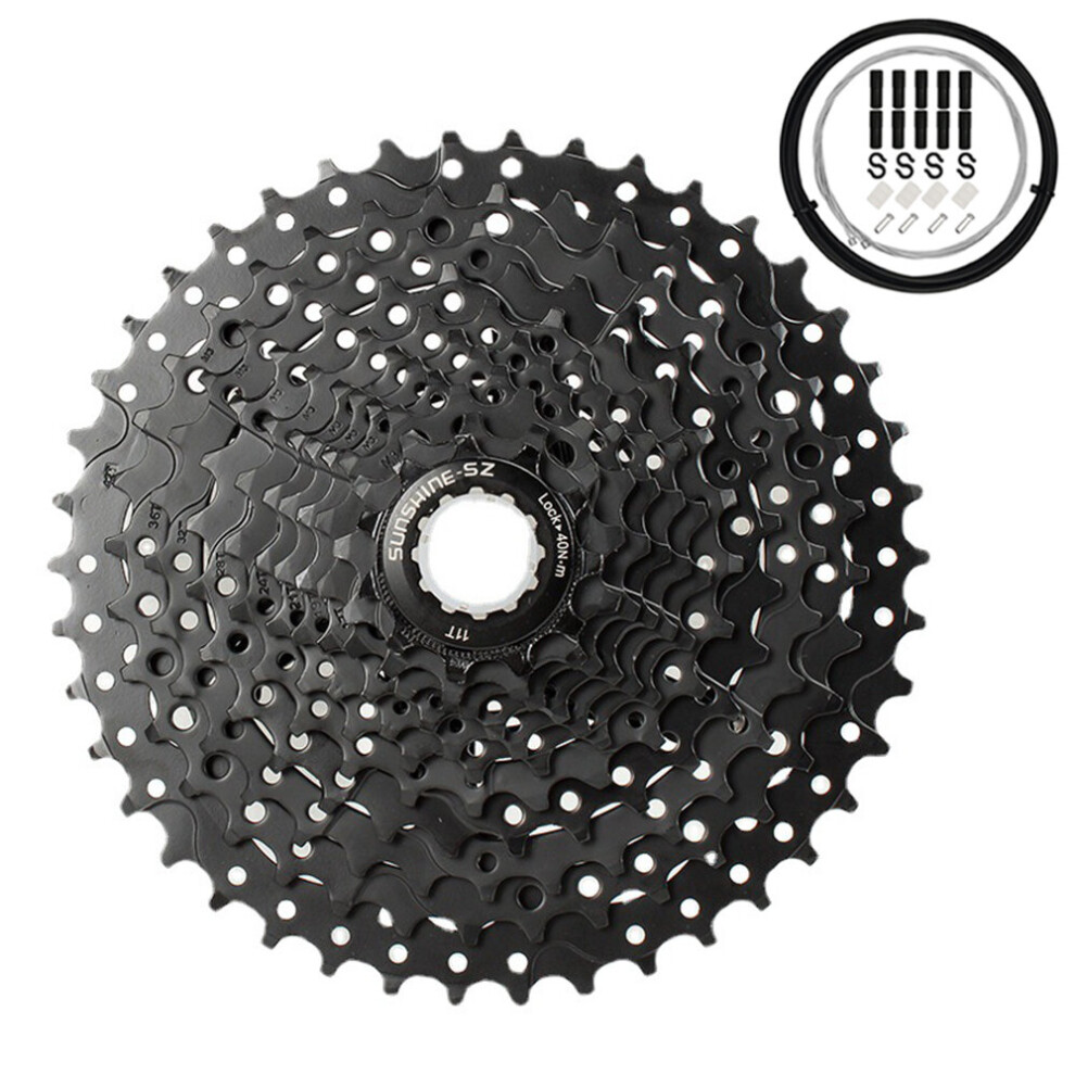 Bike 11-42T 11 Speed Shimano / SRAM Cassette Flywheel - Black