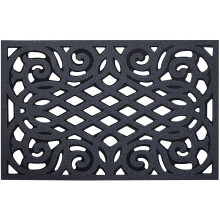 Nicoman Non-Slip Barrier Doormat Eco-Friendly Scrape Outdoor Drainage Door Mat