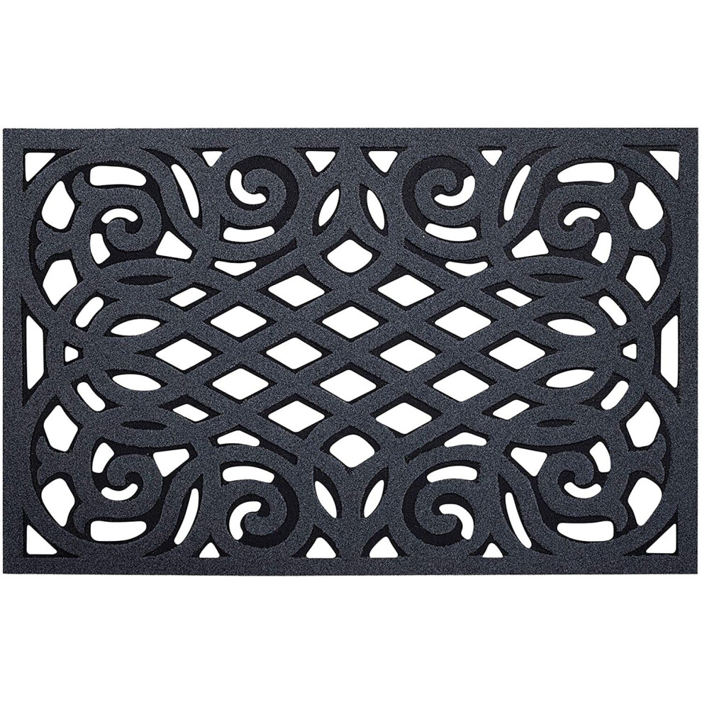 Nicoman Non-Slip Barrier Doormat Eco-Friendly Scrape Outdoor Drainage Door Mat