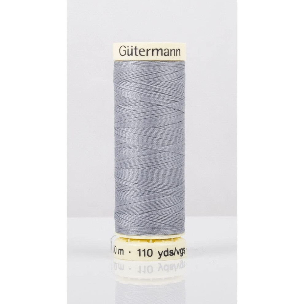 Gutermann Sew All Polyester Thread, Silver Grey 0040, 100 m