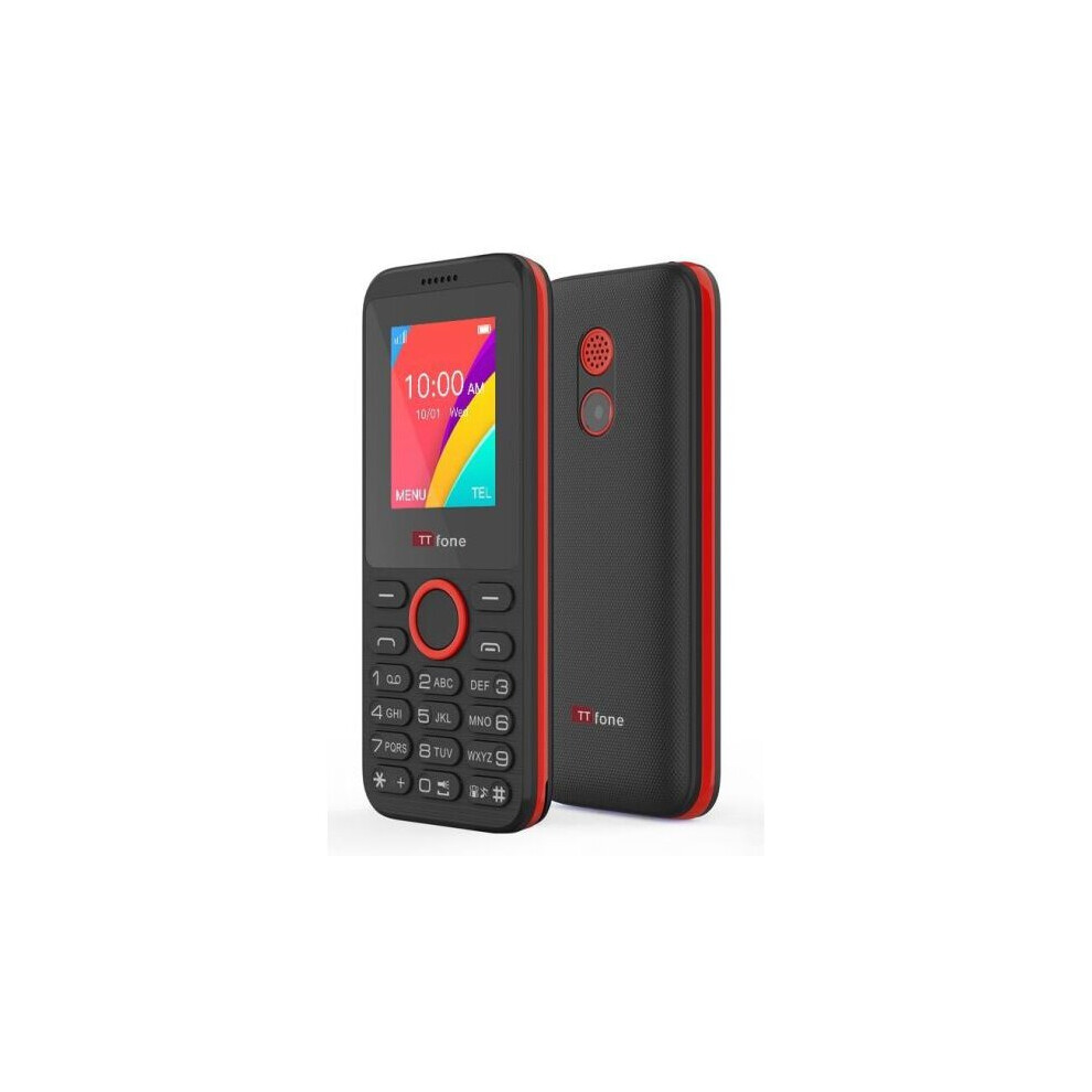 (Unlocked, Red) TTFONE TT160 Dual SIM | 32MB