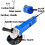 Angle Grinder Tool Electric Grinding Sander Cutting Tool with Protection Switch 900W 12000rpm 2