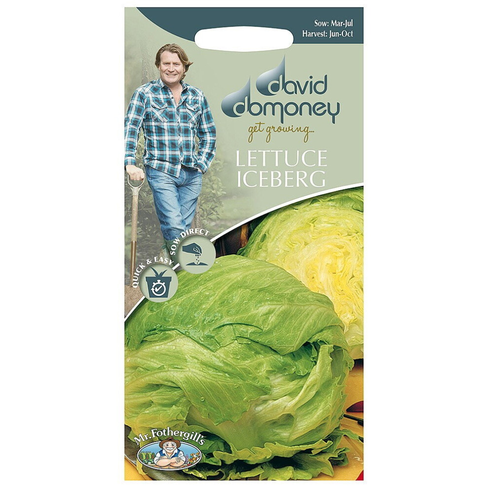 Mr Fothergill's Mr.fothergill's David Domoney Lettuce Iceberg Balmoral Seeds Pkt