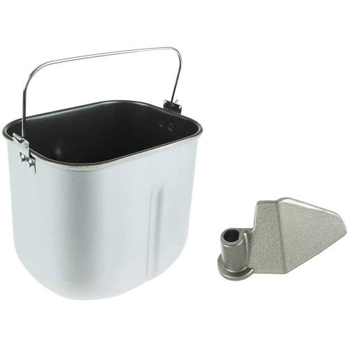 SPARES2GO Baking Pan for MORPHY RICHARDS Breadmaker + Kneading Blade Arm 48319 48320 48321