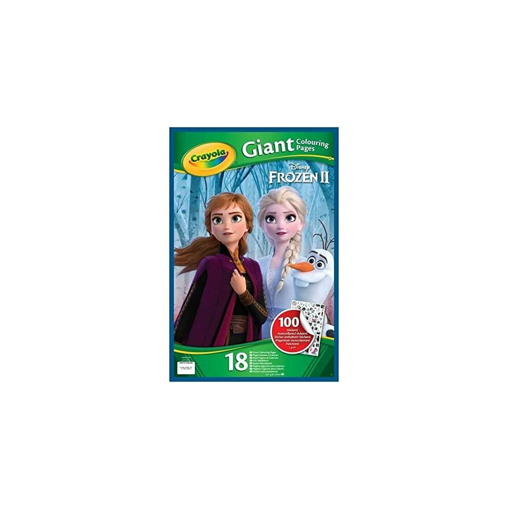 CRAYOLA  Giant Colouring Pages with Stickers Frozen 2