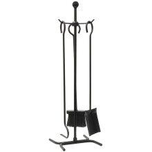 JVL Edale Contemporary Fireside Companion Set,3 Piece