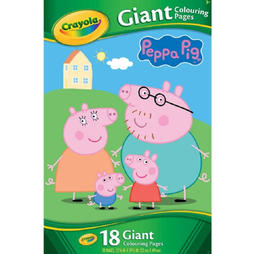 Crayola CRAYOLA Peppa Pig Giant Colouring Pages