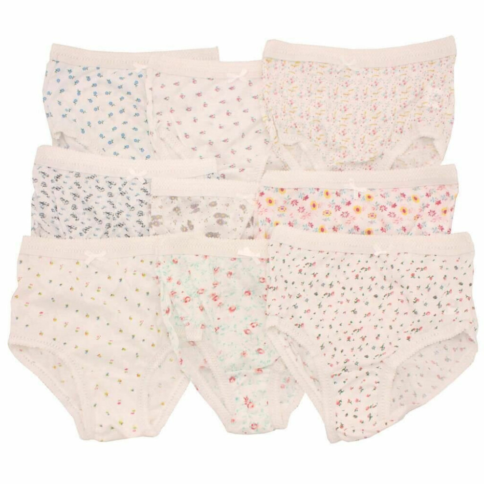 (OS, Floral Assortment) New Women's Mama Elastic Floral/Pastel Comfort *12 Pack* Maxi Briefs Knickers