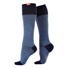 (S-M, Marine) VIM&VIGR - Unisex Kompressionsstrümpfe Baumwolle 20-30 mmhg für Sport und Laufen | VIM&VIGR