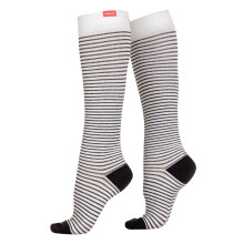 (S/M, Schwarz) VIM&VIGR - Atmungsaktiv Nylon Kompressionsstrümpfe Weit Kalb 30-40 mmHg | VIM&VIGR | Unisex