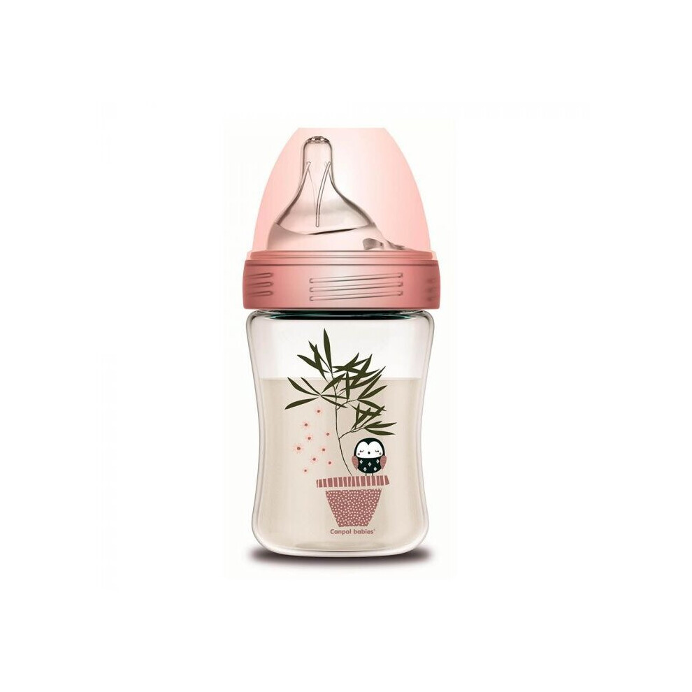 Babies Haberman Anti-Colic Baby Bottle 260 Ml 1/098 Pink Canpol