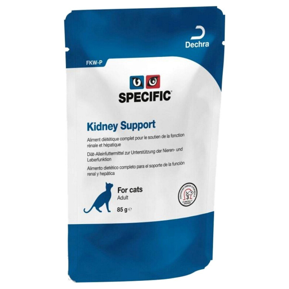 (12X85g) Dechra Specific FKW-P Kidney Support Wet Cat Pouches