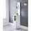 White Bathroom Storage Cabinet Tall Narrow Unit 2