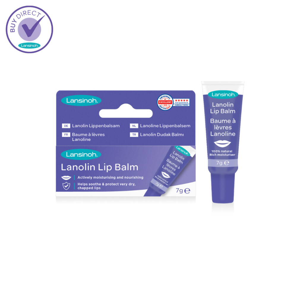 Lansinoh Lanolin Lip Balm 7G Tube