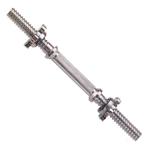 York Fitness (16") York Dumbbell Bar with Spinlock Collars - 14" or 16" Length