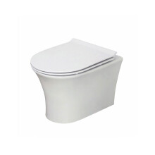 Aquariss Corfu - Rimless Wall Hung Toilet & Soft Close Seat