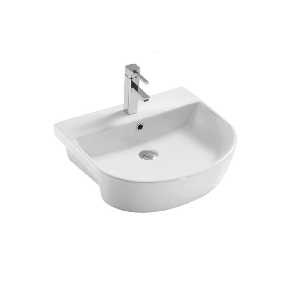 Aquariss Athens - 560Mm Semi-Recessed Basin 5056391929357