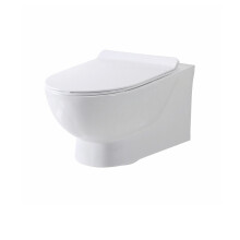 Aquariss Itamos - Rimless Wall Hung Toilet & Soft Close Seat
