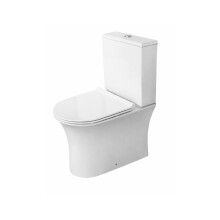Aquariss Corfu - Rimless Closed Back Close Coupled Toilet With Cistern & Soft Close Seat