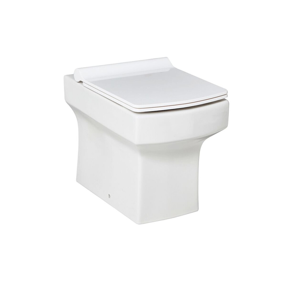 Aquariss Lamia - Back To Wall Toilet & Flat Soft Close Seat 5056391929272