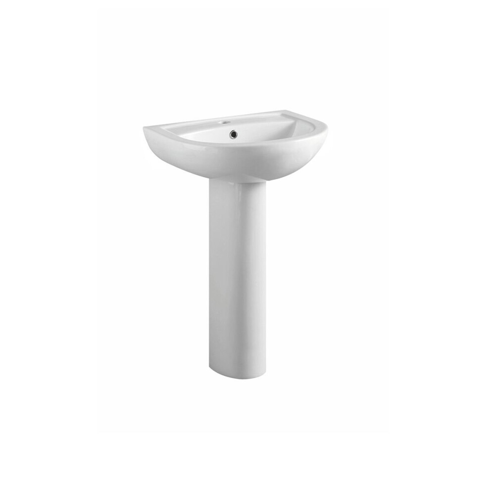 (500Mm) Aquariss Corfu - Round Basin & Pedestal 5056391929210
