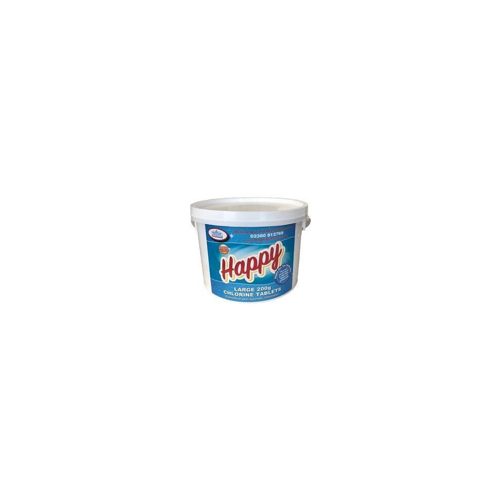 Happy Hot Tubs Large Chlorine Tablets (200g) 2kg