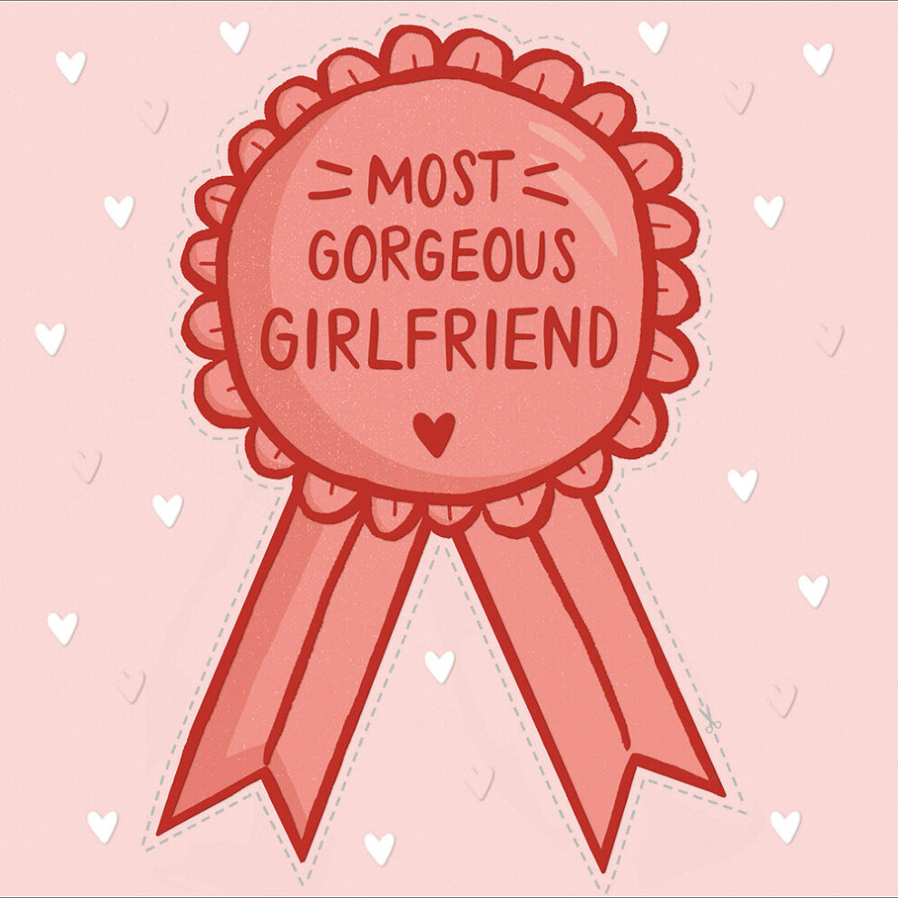Woodmansterne Most Gorgeous Girlfriend Valentine's Day Card Valentines Greeting Cards
