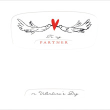 To My Partner My Everything Valentine's Day Card Valentines Greeting Cards