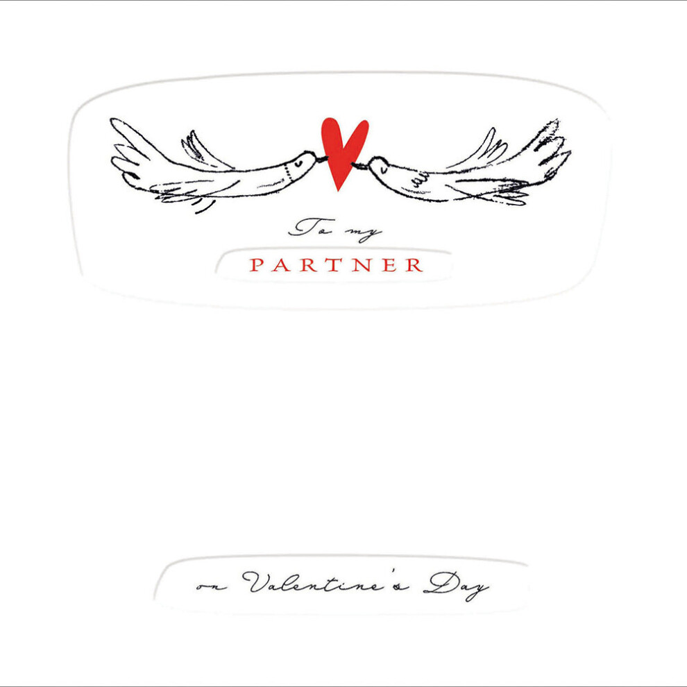 Woodmansterne To My Partner My Everything Valentine's Day Card Valentines Greeting Cards