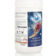 1kg Chlorine Tablets 4 in 1 Multifunction Swimming Pool Spa 50 X 20g