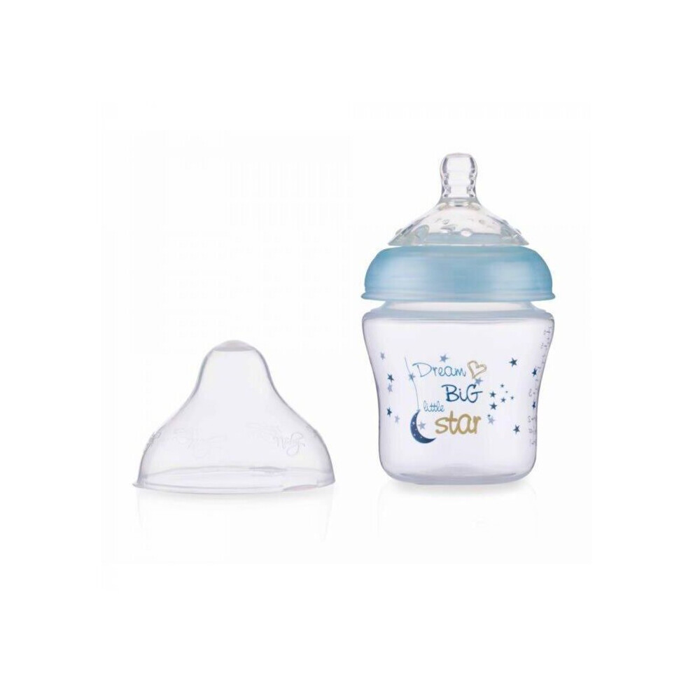 Nuby Little Moments SoftFlex 0+ month Blue Bottle 180 mL