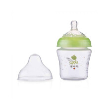 Nuby Little Moments SoftFlex 0+ month Green Bottle 180 mL