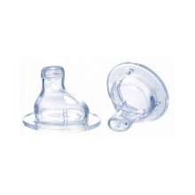 Nuby Soft silicone Vari-Flo Spout wide neck 6+ month 2's