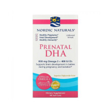 Nordic Naturals Prenatal DHA Omega 3 with Vit D3 Softgel 90's