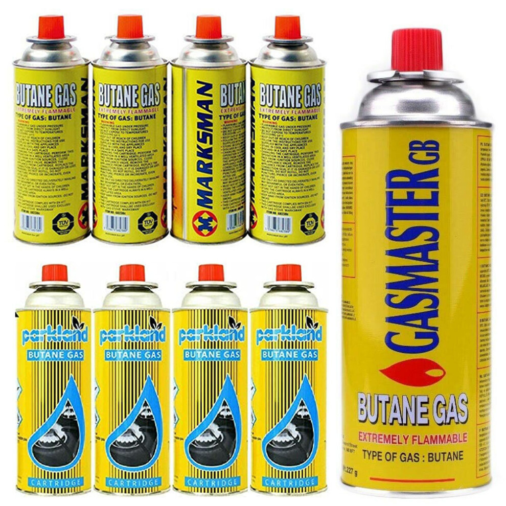 (4) Butane Gas Canister Portable Heater BBQ Camping