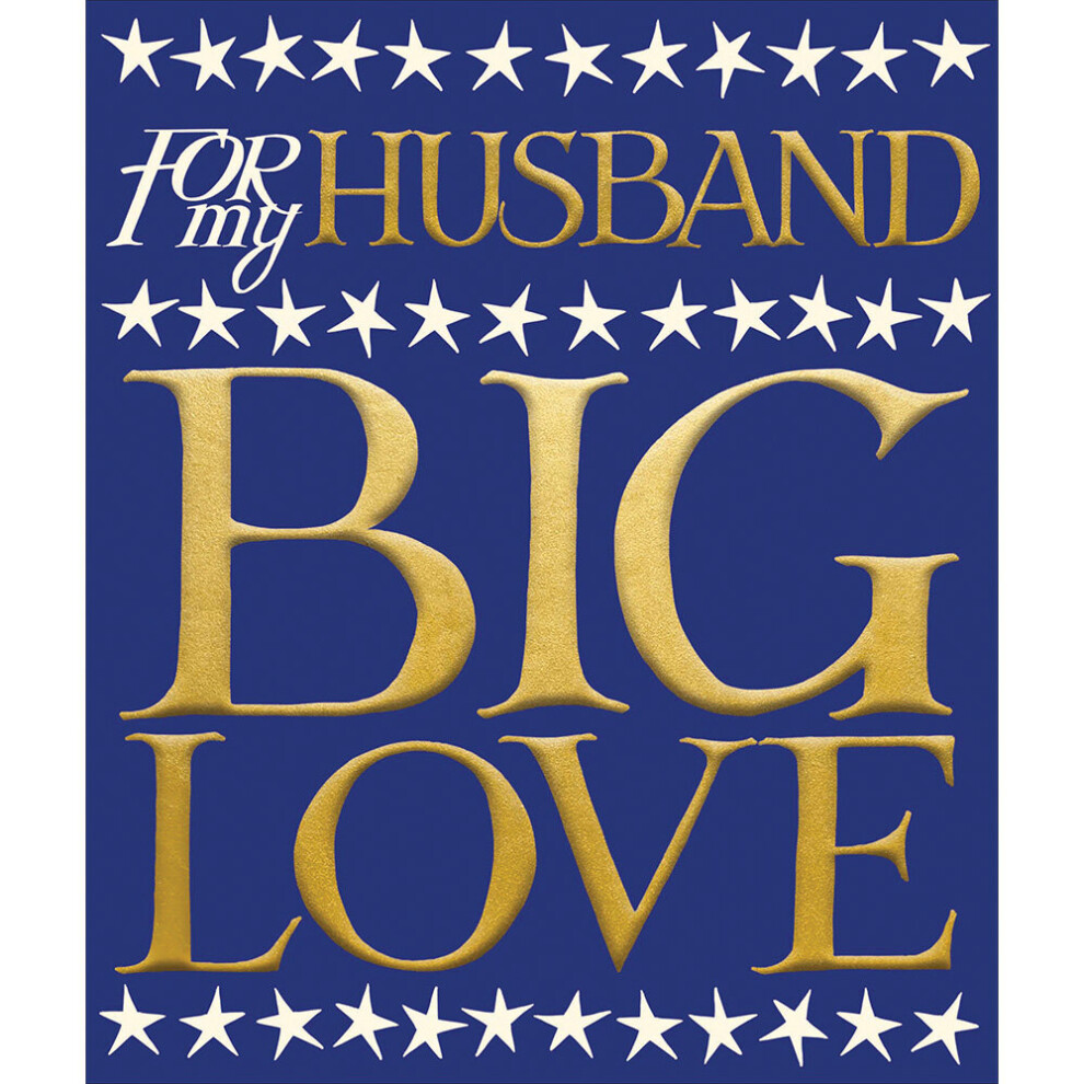 Woodmansterne Emma Bridgewater Husband Big Love Valentine's Day Card Valentines Greeting Cards