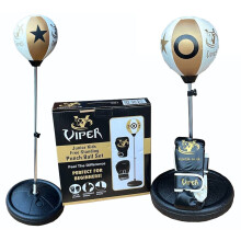 SAB MCR LTD Kids Free Standing Speedball, Agility Stand, Boxing Gloves