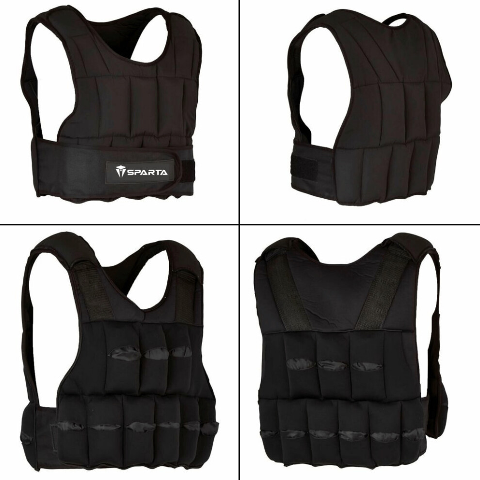(10KG) Weighted Vest - Fully Adjustable for Running Training Weight Loss Jacket for Men,Women