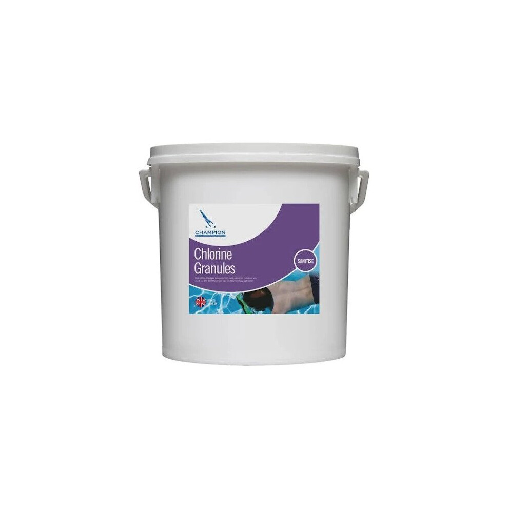 Champion Stabilised Chlorine Granules 55% 5kg - 5 kg