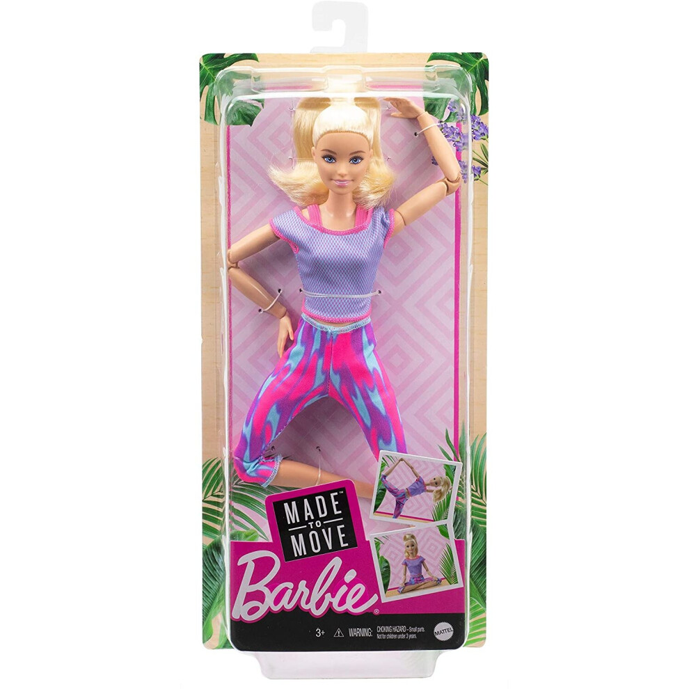Barbie Made To Move Doll - Blonde