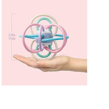 Baby Rattle & Sensory Teether Ball, Perfect Activity Toy for Teething