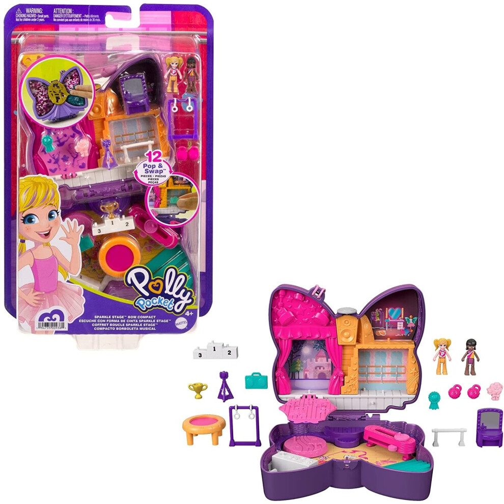 Polly Pocket Big Pocket World Performance Bow Compact Playset on OnBuy