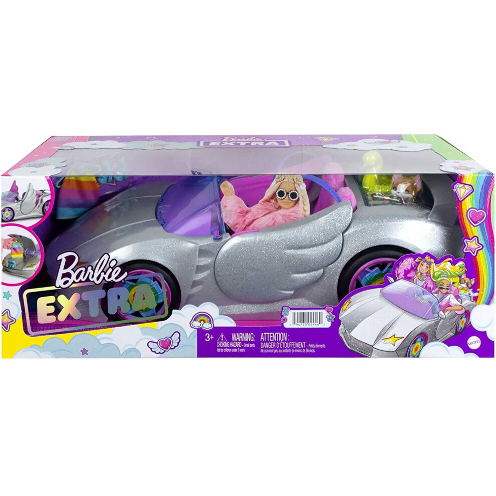 Barbie Extra Car And Accessories Playset