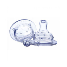 Nuby Anti-colic Vari-Flo Nipple for wide neck bottle 4+ month 2's