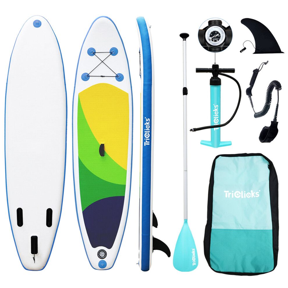 10FT Inflatable Stand Up Paddle Inflatable SUP Board Surf paddleboard