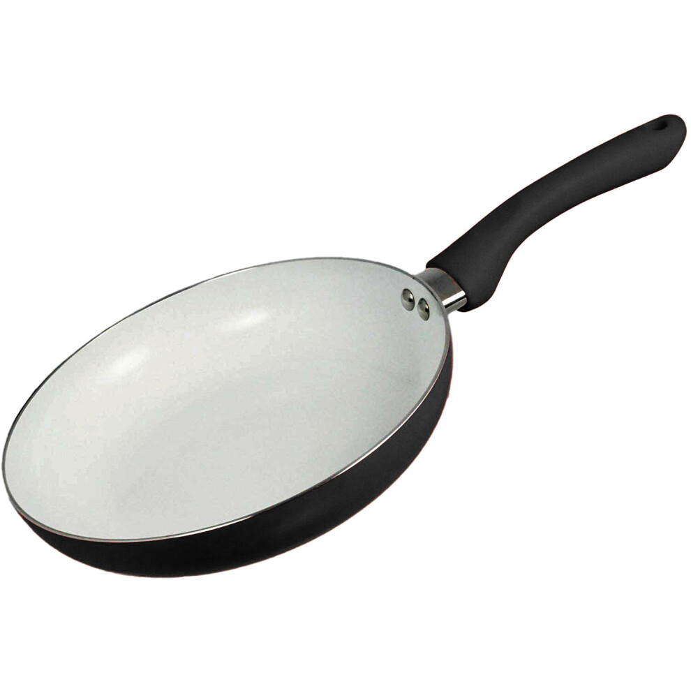 Ceramic Frying Pan Black 24cm Gas Electric Induction